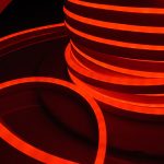 Гибкий неон LS001 220V 9.6W 120Led 2835 IP67 односторонний красный, 50 м — изображение 2