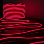 Гибкий неон LS001 220V 9.6W 120Led 2835 IP67 односторонний красный, 50 м — изображение 5