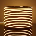 Гибкий неон LS001 220V 9.6W 120Led 2835 IP67 3300K односторонний теплый белый, 50 м — изображение 4