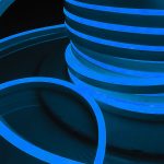 Гибкий неон LS001 220V 9.6W 120Led 2835 IP67 односторонний синий, 50 м — изображение 2