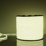 Гибкий неон LS003 220V 9.6W 144Led 2835 IP67 16mm 6500K круглый холодный белый, 50 м