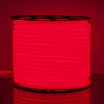 Гибкий неон LS003 220V 9.6W 144Led 2835 IP67 16mm круглый красный, 50 м — изображение 4