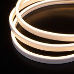 Светодиодный гибкий неон 24 В 10 Вт/м 120 Led/м 2835 IP65, теплый белый 3300K, 5м 24V 10W 120Led 2835 IP65 — изображение 2