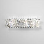 Светодиодный настенный светильник с хрусталем 101005 LED никель хрусталь Strotskis — изображение 2