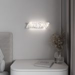 Светодиодный настенный светильник с хрусталем 101005 LED никель хрусталь Strotskis — изображение 4