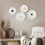 Светодиодный настенный светильник с мраморным рассеивателем 40340 LED черный — изображение 3