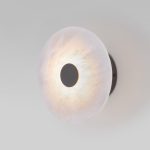 Светодиодный настенный светильник с мраморным рассеивателем 40340 LED черный — изображение 5