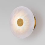 Светодиодный светильник с мраморным рассеивателем 40340 LED латунь — изображение 2