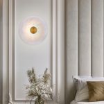 Светодиодный светильник с мраморным рассеивателем 40340 LED латунь — изображение 3