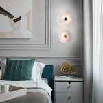 Светодиодный светильник с мраморным рассеивателем 40340 LED латунь — изображение 6