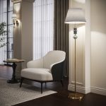 Торшер с декором из керамики 109012 — изображение 4