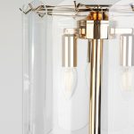 Торшер со стеклянным плафоном 01171/3 золото — изображение 3