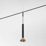 Mini Magnetic Трековый светильник 3W 3000K (черный/латунь) 85164/01