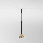 Mini Magnetic Трековый светильник 3W 3000K (черный/латунь) 85164/01 — изображение 2