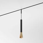 Mini Magnetic Трековый светильник 3W 3000K (черный/латунь) 85165/01