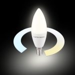 Умная лампа Свеча  LED C37 Е14 7W 3300К-6500К CCT+DIM (BLE2779)