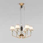 Умная люстра с декором из керамики 101012/6