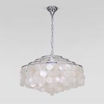 Умная люстра с перламутром 3535/6 хром / перламутр — изображение 2