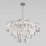Умная подвесная хрустальная люстра 10130/10 хром