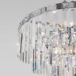 Умная подвесная хрустальная люстра 10130/10 хром — изображение 3