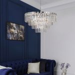 Умная подвесная хрустальная люстра 10130/10 хром — изображение 5