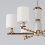 Умная подвесная люстра 60146/6 латунь — изображение 3