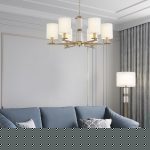 Умная подвесная люстра 60146/6 латунь — изображение 5