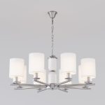 Умная подвесная люстра 60146/8 никель