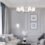 Умная подвесная люстра 60146/8 никель — изображение 5