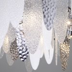 Умная подвесная люстра с фактурным стеклом 324/8 — изображение 5