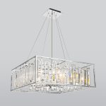 Умная подвесная люстра с хрусталем 312/9 Strotskis Smart