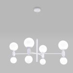 Умная подвесная люстра с плафонами 30182/8 белый