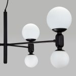 Умная подвесная люстра с плафонами 30182/8 черный — изображение 3