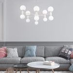 Умная подвесная люстра с плафонами 30182 белый — изображение 4