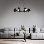 Умная подвесная люстра с поворотным механизмом 70147/8 черный Smart — изображение 5