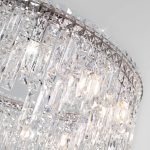Умная подвесная люстра с прозрачным хрусталем 60159 хром — изображение 3