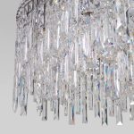 Умная подвесная люстра с прозрачным хрусталем 60160 хром — изображение 3