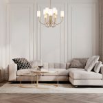 Умная подвесная люстра с тканевыми абажурами 60164/10 латунь — изображение 5