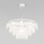 Умная подвесная люстра со стеклянным рассеивателем 476/8 Smart