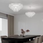 Умная подвесная люстра со стеклянным рассеивателем 476/8 Smart — изображение 4