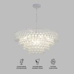 Умная подвесная люстра со стеклянным рассеивателем 476/8 Smart — изображение 2