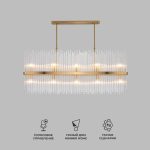 Умная подвесная люстра со стеклянным рассеивателем 486/10 — изображение 2