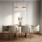 Умная подвесная люстра со стеклянным рассеивателем 486/8 — изображение 5