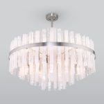 Умная потолочная люстра 367/12 Smart никель