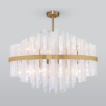 Умная потолочная люстра 368/12 Smart латунь — изображение 3