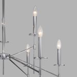 Умная потолочная люстра 60142/6 хром — изображение 3