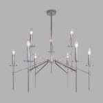 Умная потолочная люстра 60142/9 хром