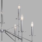 Умная потолочная люстра 60142/9 хром — изображение 3