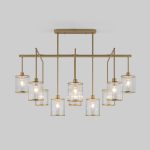 Умная потолочная люстра 60144/10 золото