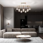 Умная потолочная люстра 60144/10 золото — изображение 5